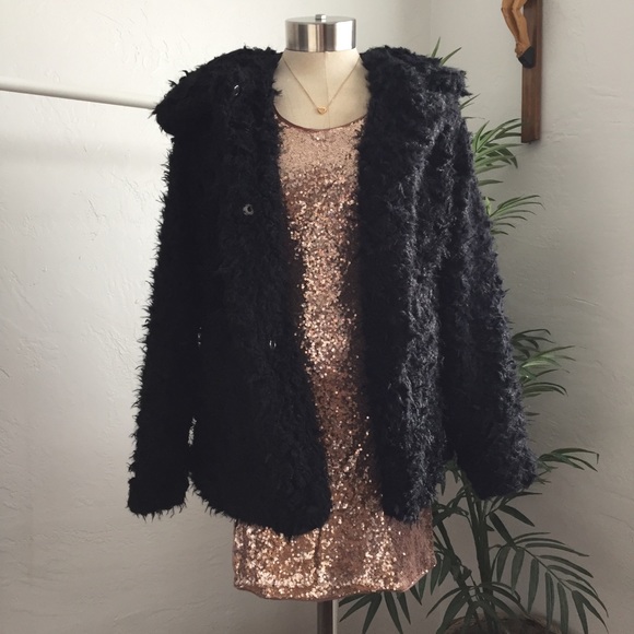 NWT Gold Sequin Mini Dress - Picture 3 of 3